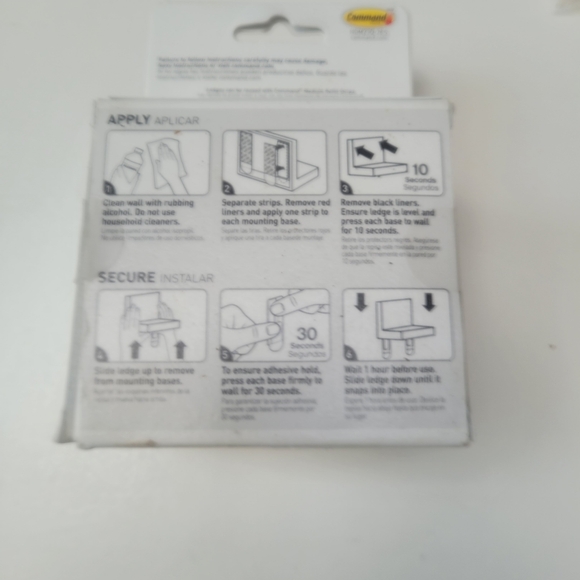 Damage Free Removable Floating Wall Shelves - Picture 3 of 4